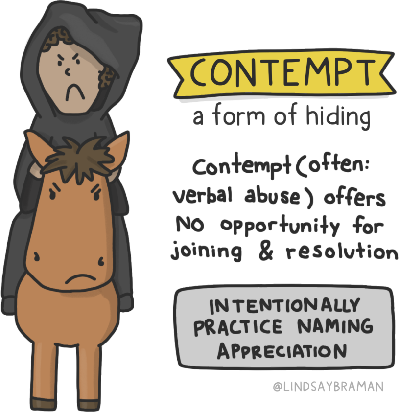 The contempt horseman