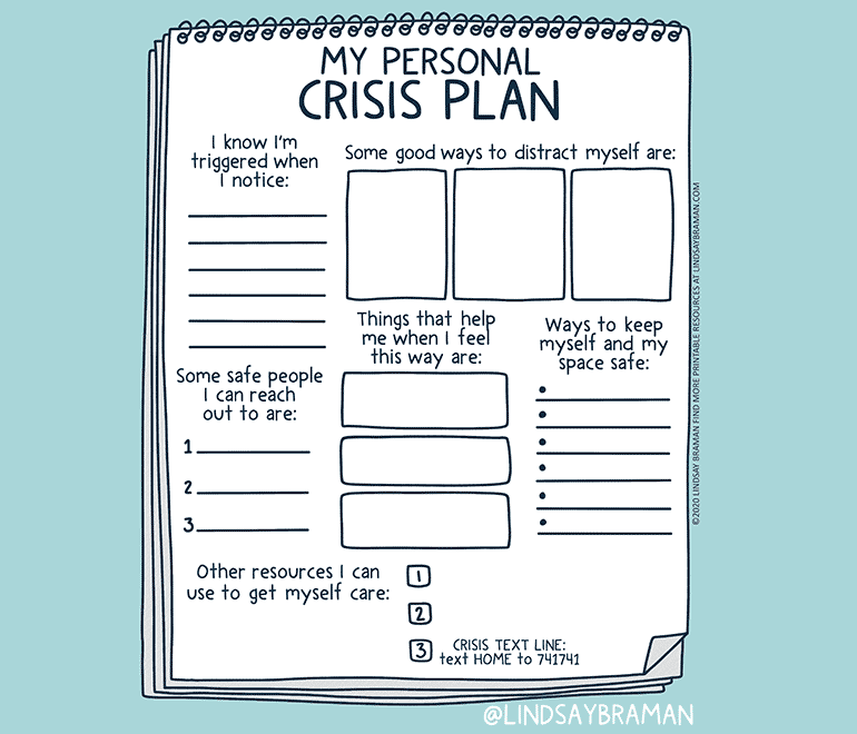 Blank Crisis Plan Printable