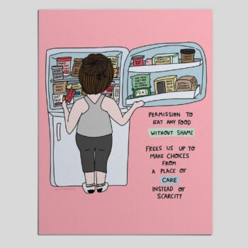 Body Trust and Food Security – Intuitive Eating Doodle Series
