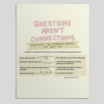 Questions Aren&rsquo;t Connections: Cultivating Conversations Beyond Q & A
