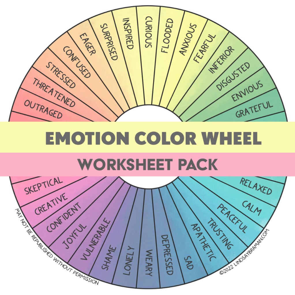 color wheel emoji color wheel emotions