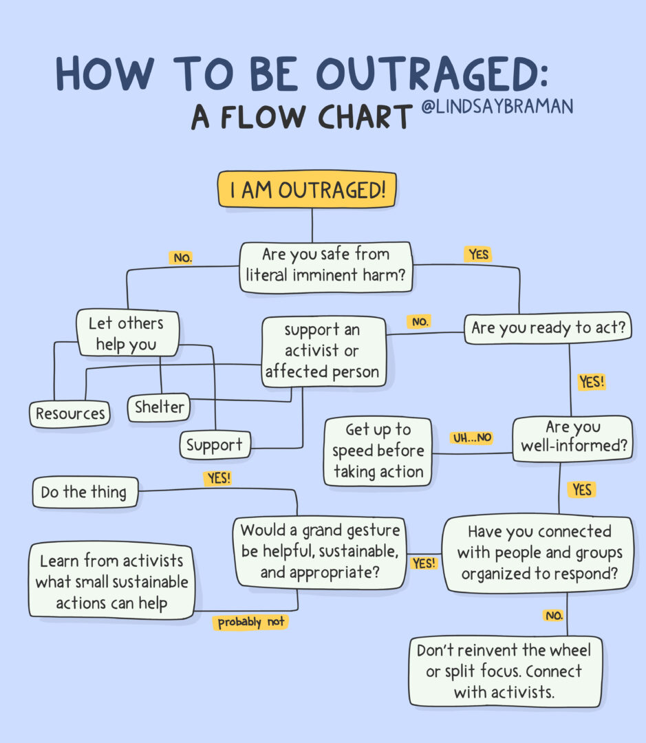 Outrage Activity How to Be Outraged: A Flowchart for Sustainable Social Activism ...