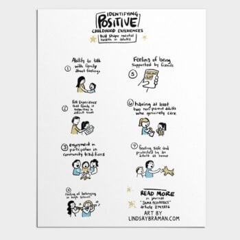 7 Positive Childhood Experiences (PCEs) that Shape Adult Health and Resiliency – Illustrated